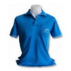 เสื้อคอปก วินเทจ สีฟ้า